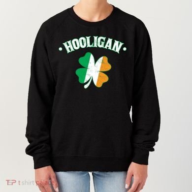 Hooligan Shamrock Ireland Flag Women's Sweatshirt
