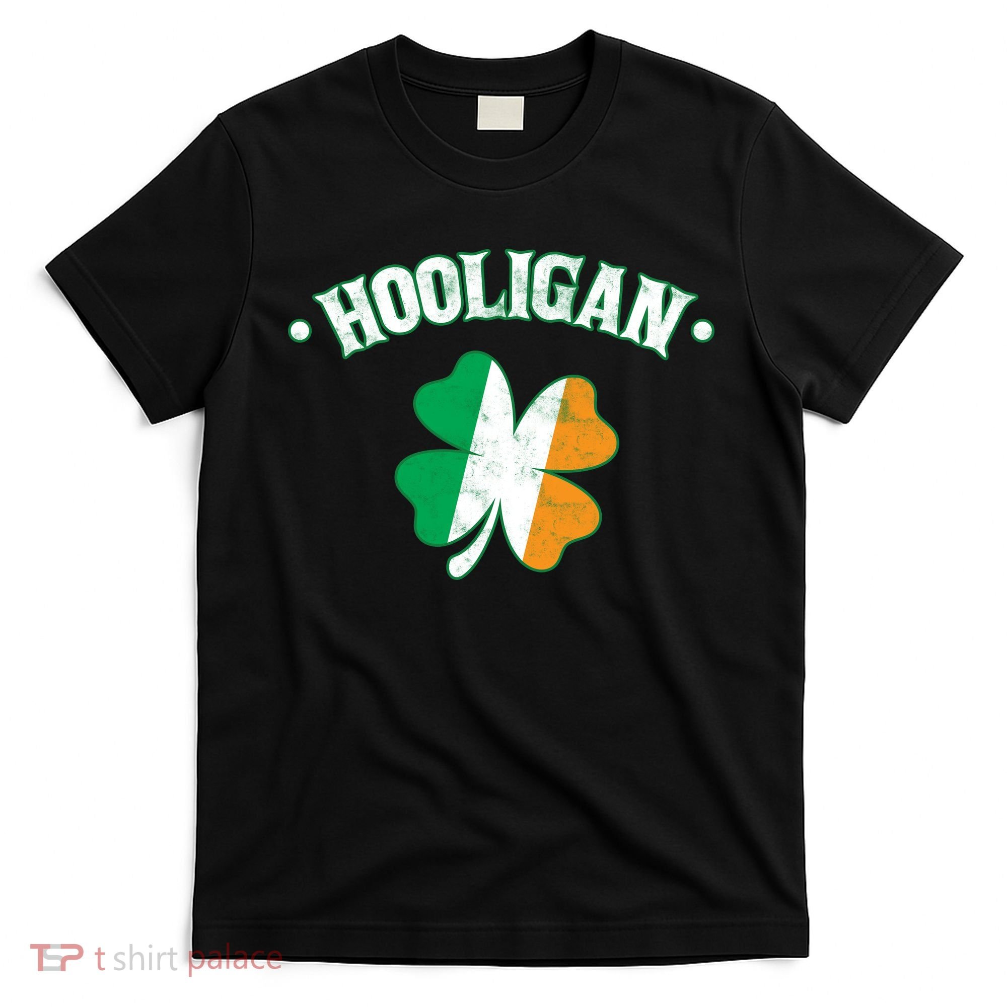 Hooligan Shamrock Ireland Flag T-Shirt