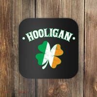 Hooligan Shamrock Ireland Flag Coaster thumb 0