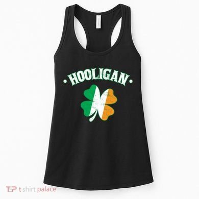 Hooligan Shamrock Ireland Flag Women's Tank Top
