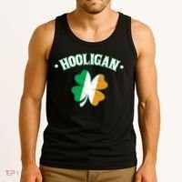 Hooligan Shamrock Ireland Flag Tank Top thumb 3