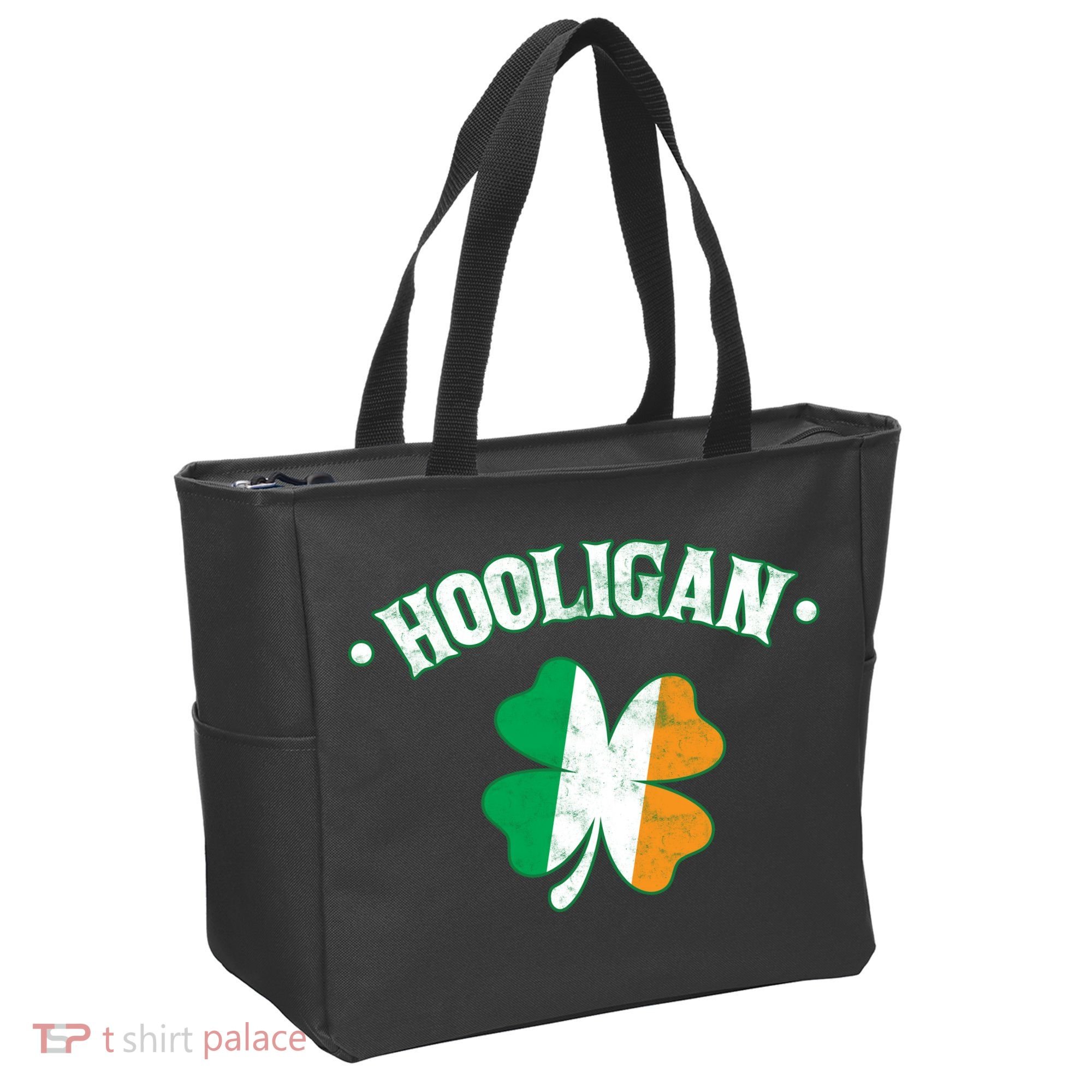 Hooligan Shamrock Ireland Flag Tote Bag