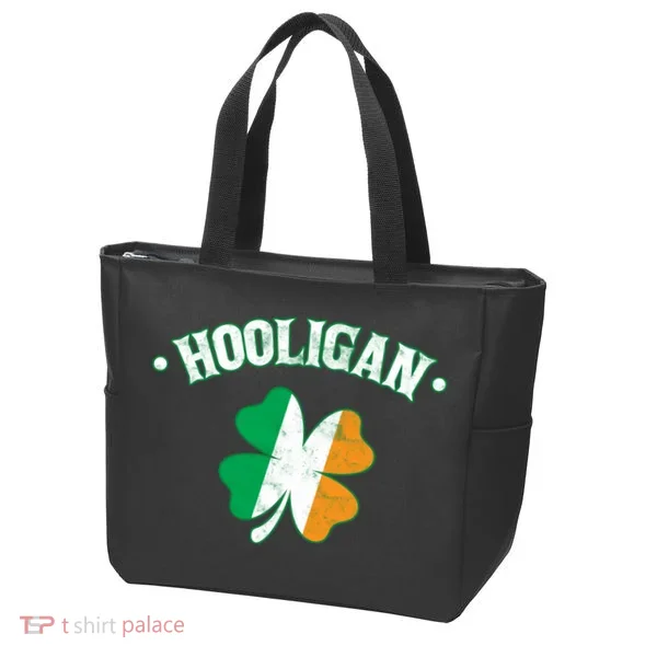 Hooligan Shamrock Ireland Flag Tote Bag