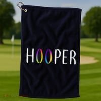 Hooper Hula Hoops Golf Towel thumb 1