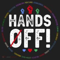 Hands Off Protest Social Security And Medicare Protest  Women's Sweatshirt thumb 2