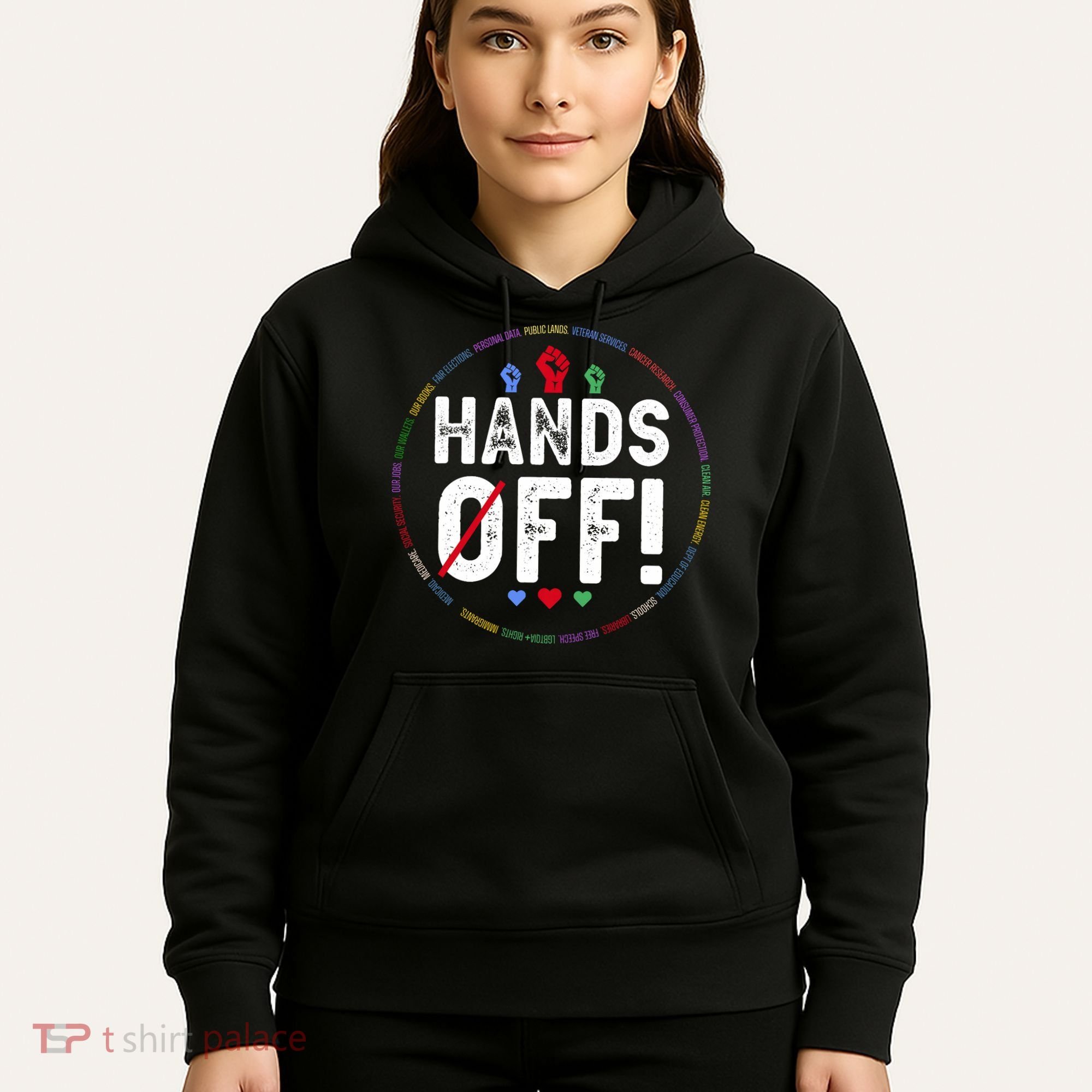 Hands Off Protest Social Security And Medicare Protest  Hoodie