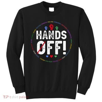 Hands Off Protest Social Security And Medicare Protest  Sweatshirt