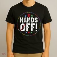 Hands Off Protest Social Security And Medicare Protest  T-Shirt thumb 3