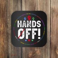 Hands Off Protest Social Security And Medicare Protest  Coaster thumb 0