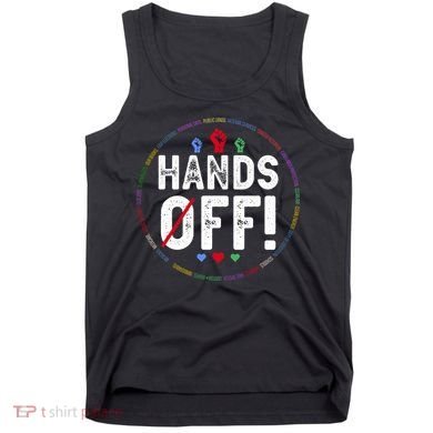 Hands Off Protest Social Security And Medicare Protest  Tank Top