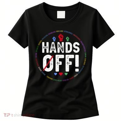 Hands Off Protest Social Security And Medicare Protest  Women's T-Shirt