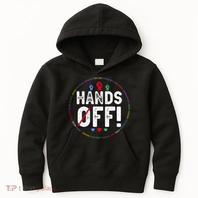 Hands Off Protest Social Security And Medicare Protest  Kids Hoodie
