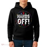 Hands Off Protest Social Security And Medicare Protest  Kids Hoodie thumb 4
