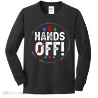 Hands Off Protest Social Security And Medicare Protest  Kids Long Sleeve Shirt thumb 0