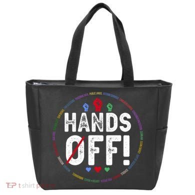 Hands Off Protest Social Security And Medicare Protest  Tote Bag