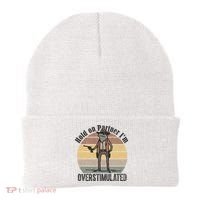 Hold On Partner Im Overstimulated Cowboy Frog Beanie thumb 0