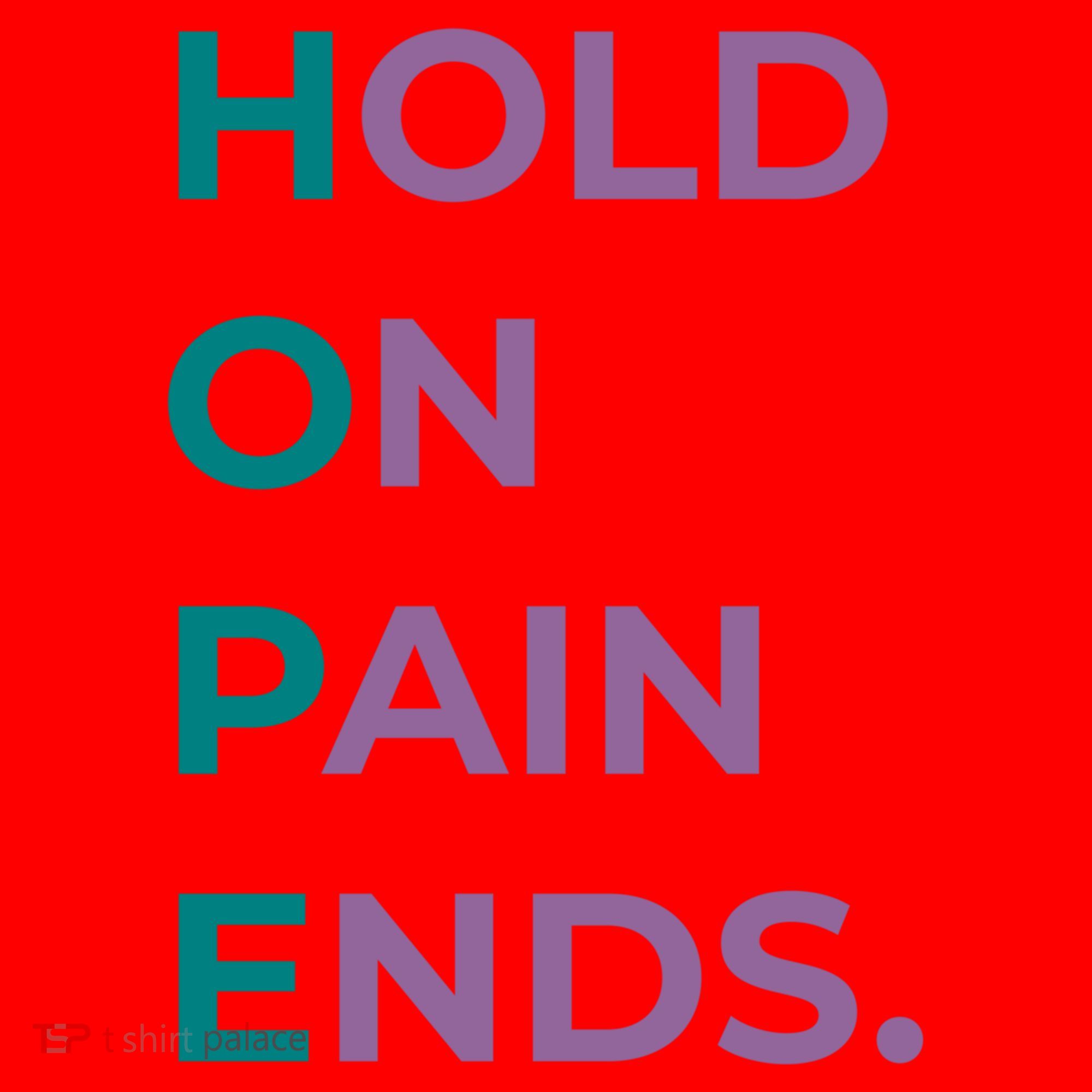 Hold On Pain Ends Hope Suicide Awareness Survivor Gift Santa Hat
