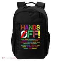 Hands Off Protest Gift Backpack thumb 0