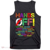 Hands Off Protest Gift Tank Top thumb 0