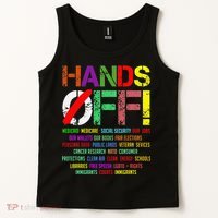 Hands Off Protest Gift Tank Top thumb 2