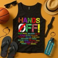 Hands Off Protest Gift Tank Top thumb 4