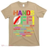 Hands Off Protest Gift T-Shirt thumb 0