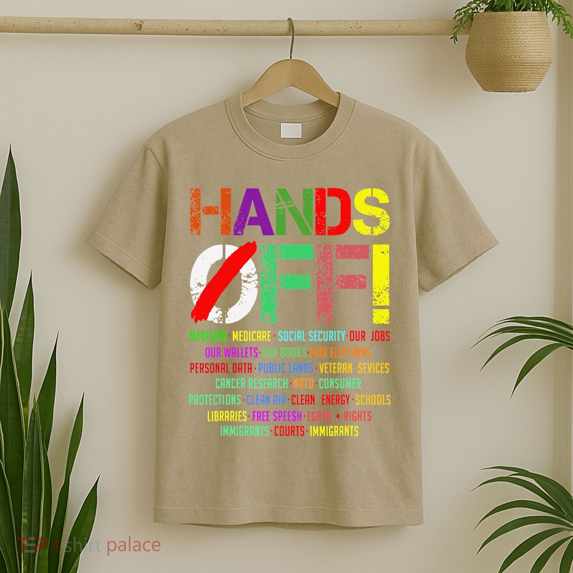 Hands Off Protest Gift T-Shirt