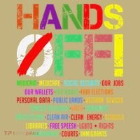 Hands Off Protest Gift T-Shirt thumb 7