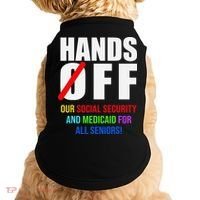 Hands Off Protest Social Security And Medicare Protest Doggie Tank thumb 0