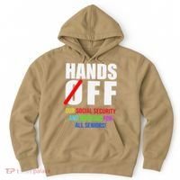 Hands Off Protest Social Security And Medicare Protest Hoodie thumb 0