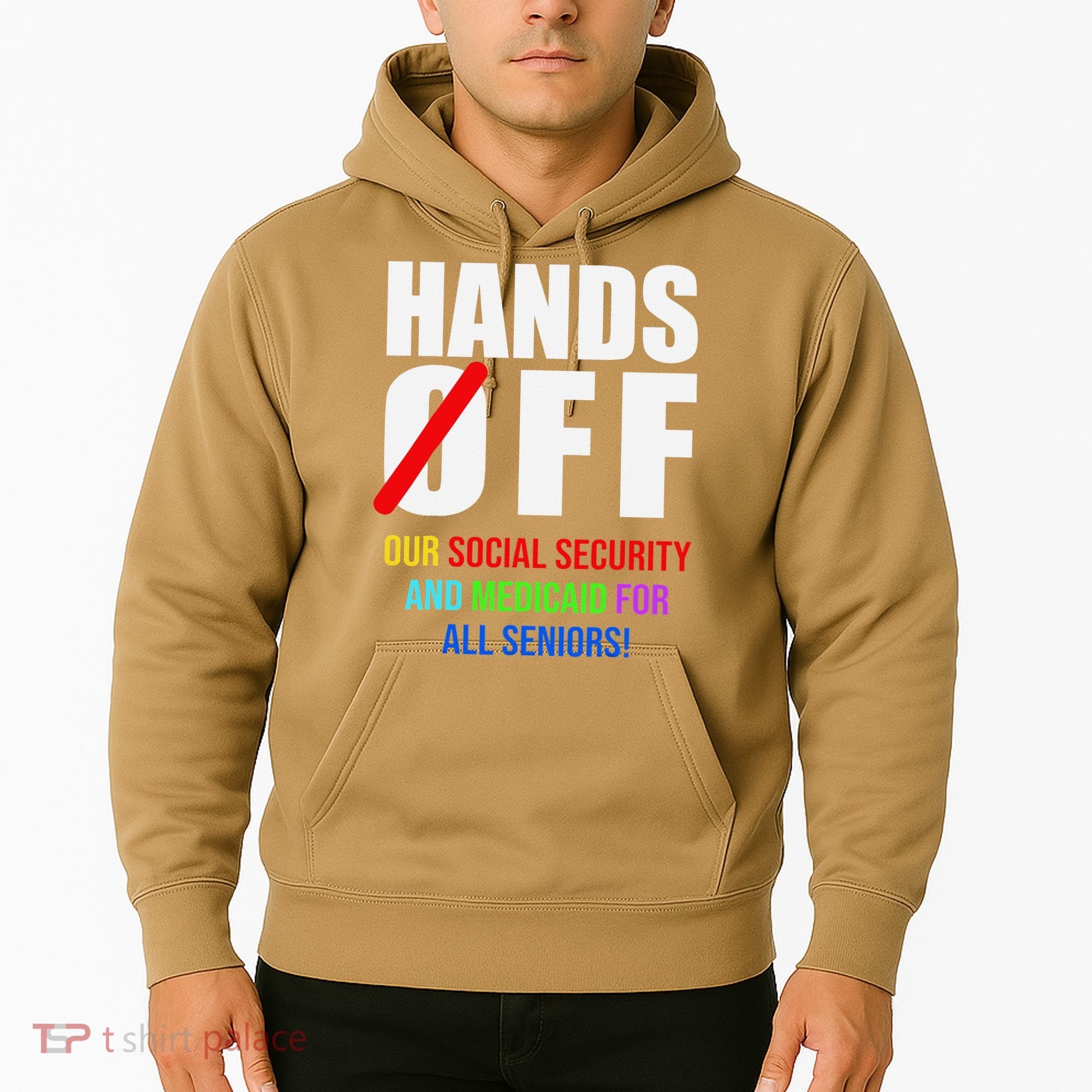 Hands Off Protest Social Security And Medicare Protest Hoodie