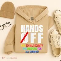 Hands Off Protest Social Security And Medicare Protest Hoodie thumb 4