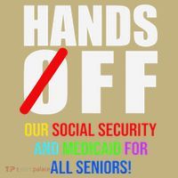 Hands Off Protest Social Security And Medicare Protest Sweatshirt thumb 2