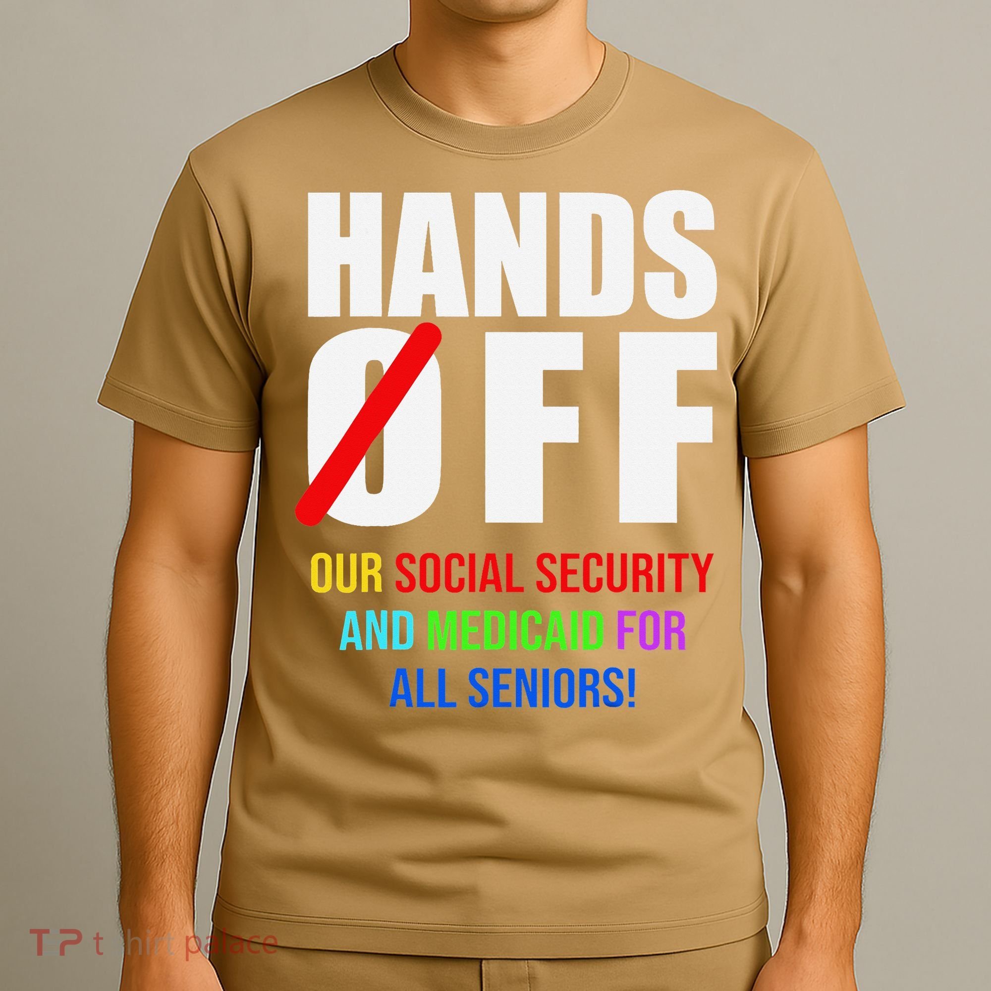 Hands Off Protest Social Security And Medicare Protest T-Shirt