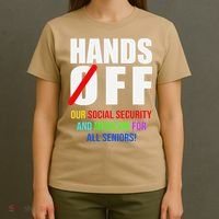 Hands Off Protest Social Security And Medicare Protest T-Shirt thumb 4