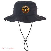 Hold On Partner IM Overstimulated Western Froggy Sheriff Bucket Hat thumb 0