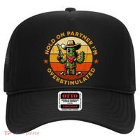 Hold On Partner IM Overstimulated Western Cactus Sheriff Hat thumb 0