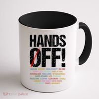 Hands Off Protest Coffee Mug thumb 1