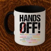 Hands Off Protest Coffee Mug thumb 2