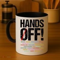 Hands Off Protest Coffee Mug thumb 4