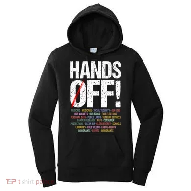Hands Off Protest Women's Hoodie