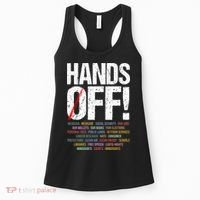 Hands Off Protest Women's Tank Top thumb 0