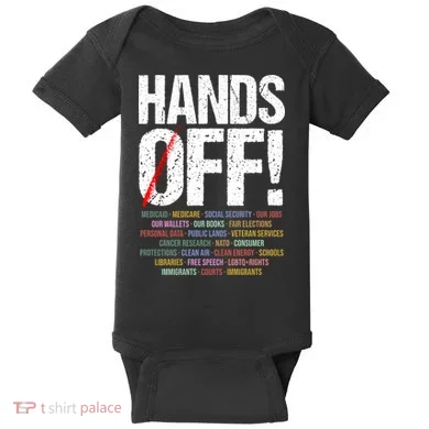 Hands Off Protest Baby Bodysuit