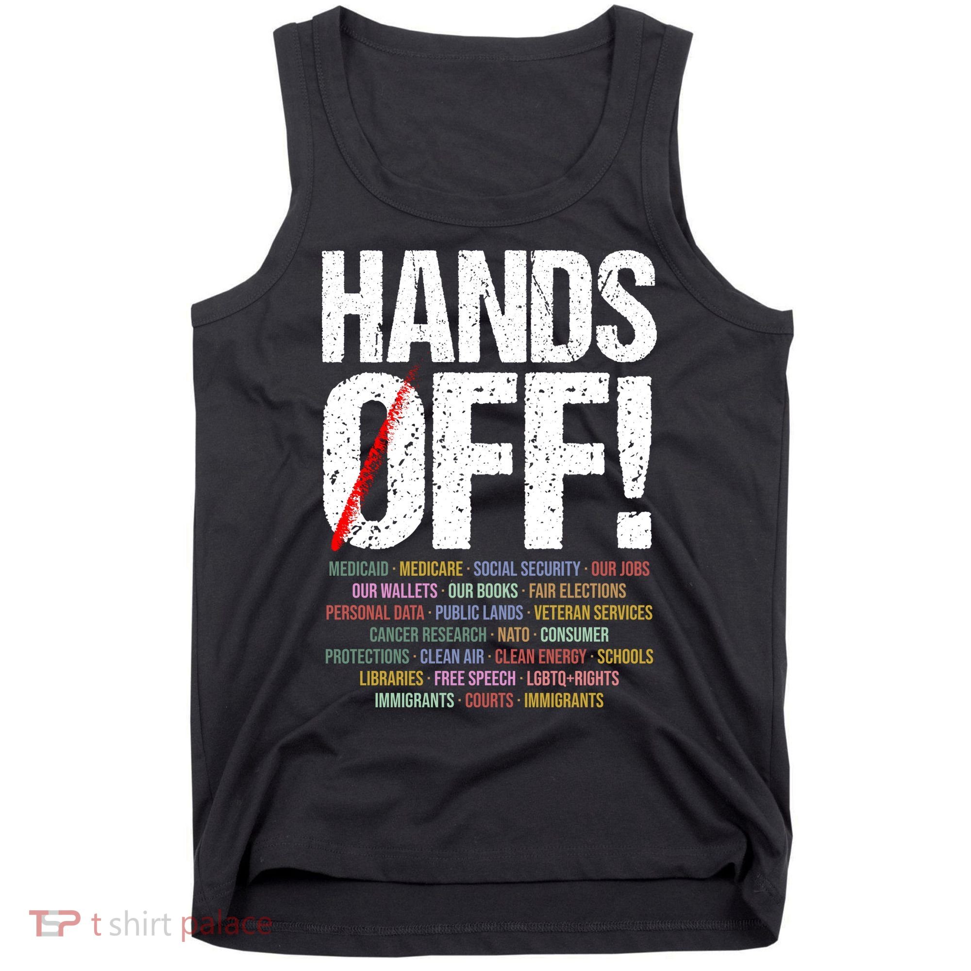 Hands Off Protest Tank Top