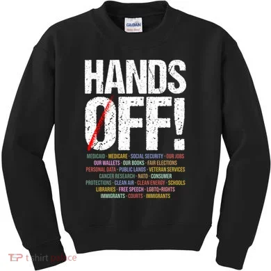 Hands Off Protest Kids Sweatshirt