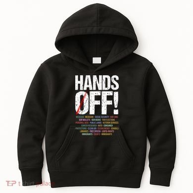 Hands Off Protest Kids Hoodie
