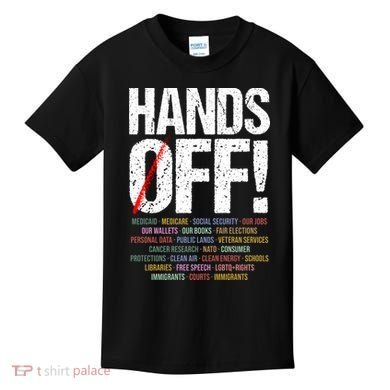 Hands Off Protest Kids T-Shirt