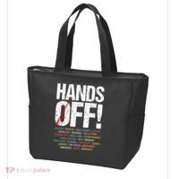 Hands Off Protest Tote Bag thumb 3