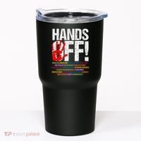 Hands Off Protest Social Security And Medicare Protest Funny Tumbler thumb 0