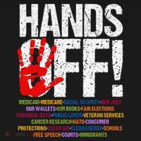 Hands Off Protest Social Security And Medicare Protest Funny Women's Tank Top thumb 5